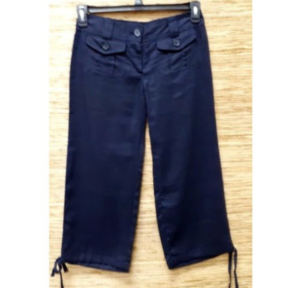 Michael Kors Linen Capri Pants - Brand New - Picture 1 of 1